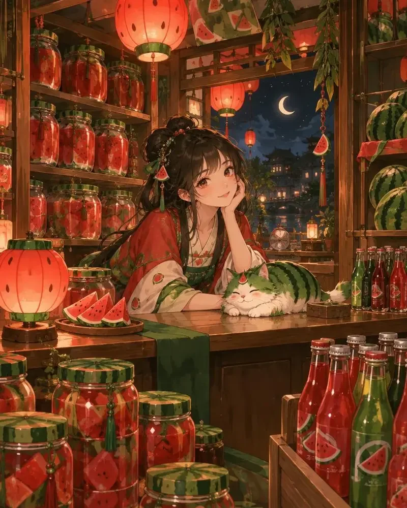 《夏夜杂货铺》封面,第19话更新