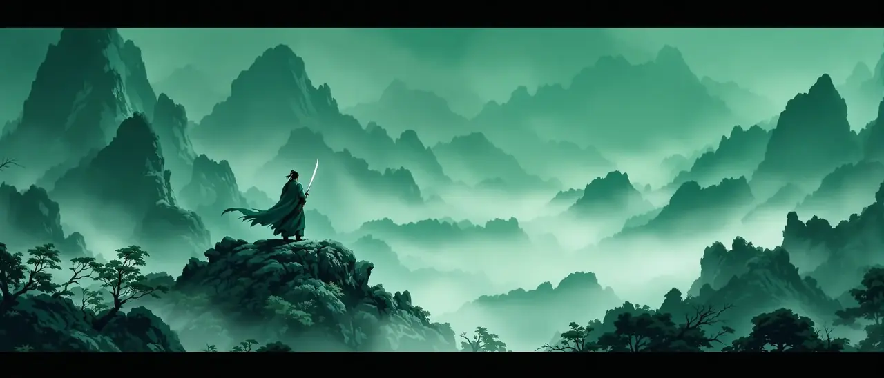 《西瓜剑客》场景插画,第128话 · 半只瓜的旧约