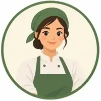 读者厨房里的大叔的头像插画