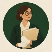 读者记忆收藏馆的头像插画